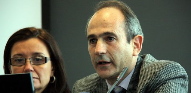El secretario técnico del proyecto 'Maresme Marítimo', Josep Milà, durante la presentación del clúster. El secretario técnico del proyecto 'Maresme Marítimo', Josep Milà, durante la presentación del clúster.