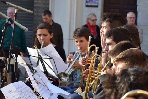 Alumnes de la Big Band de l'EMMM