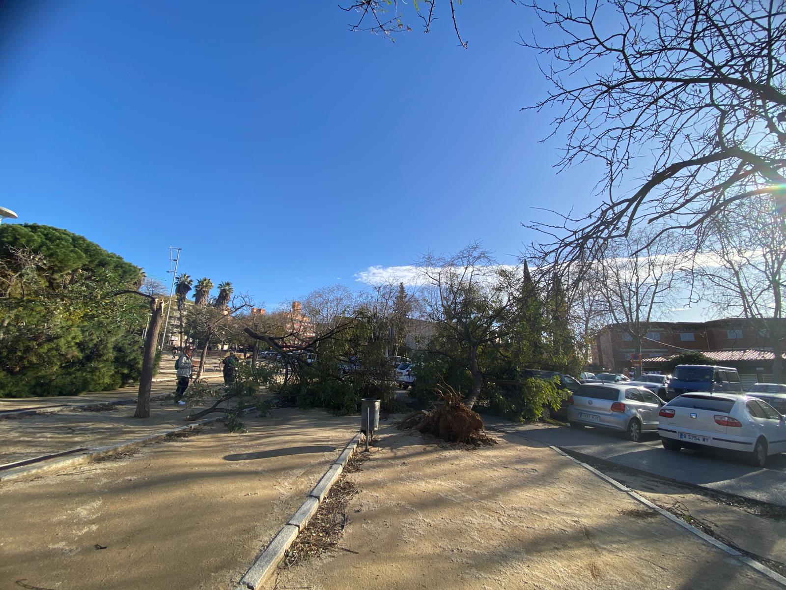 Imatges del temporal a la zona de Cerdanyola. Foto: R. Gallofré Imatges del temporal a la zona de Cerdanyola. Foto: R. Gallofré