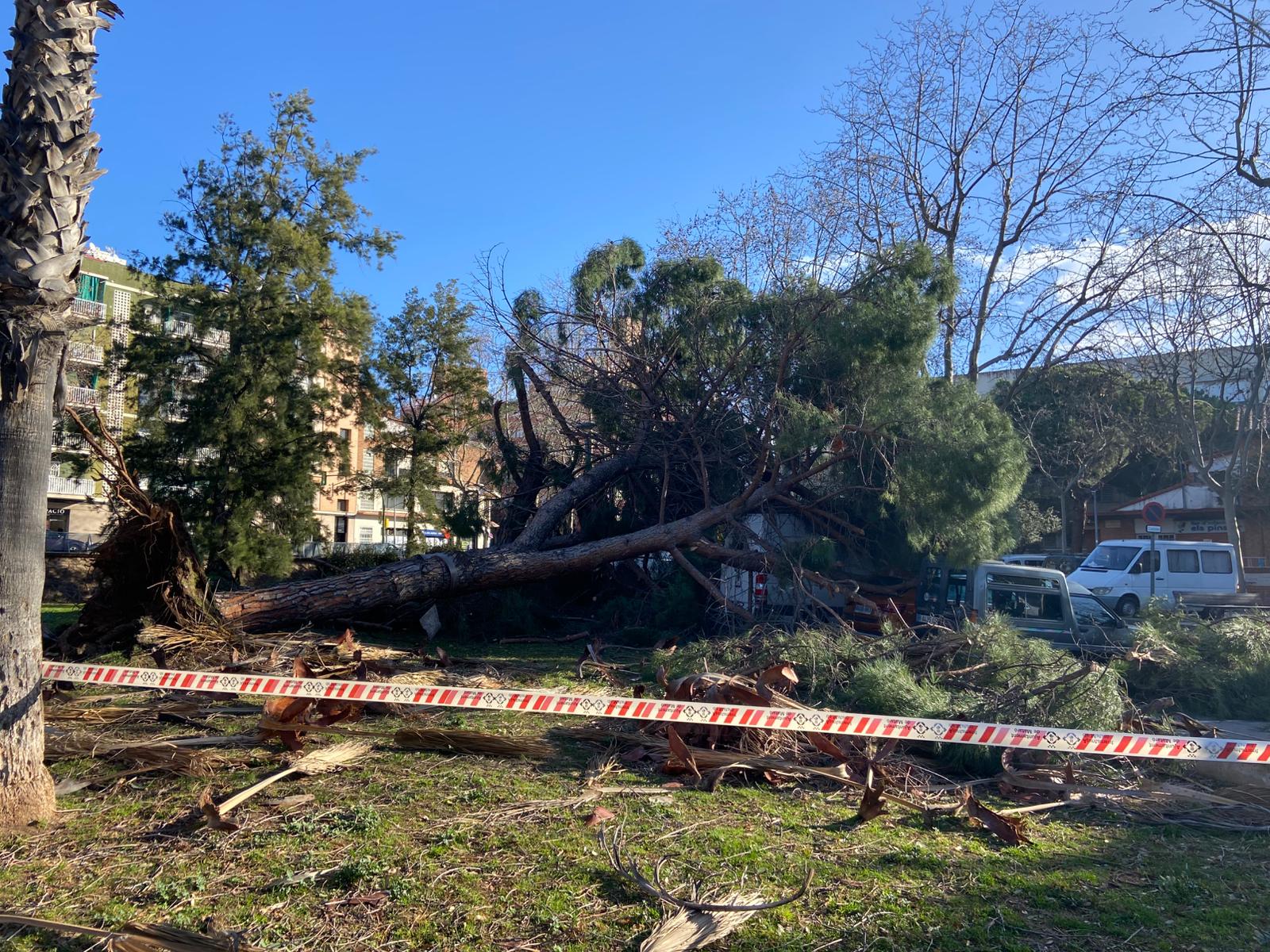 Imatges del temporal a la zona de Cerdanyola. Foto: R. Gallofré Imatges del temporal a la zona de Cerdanyola. Foto: R. Gallofré