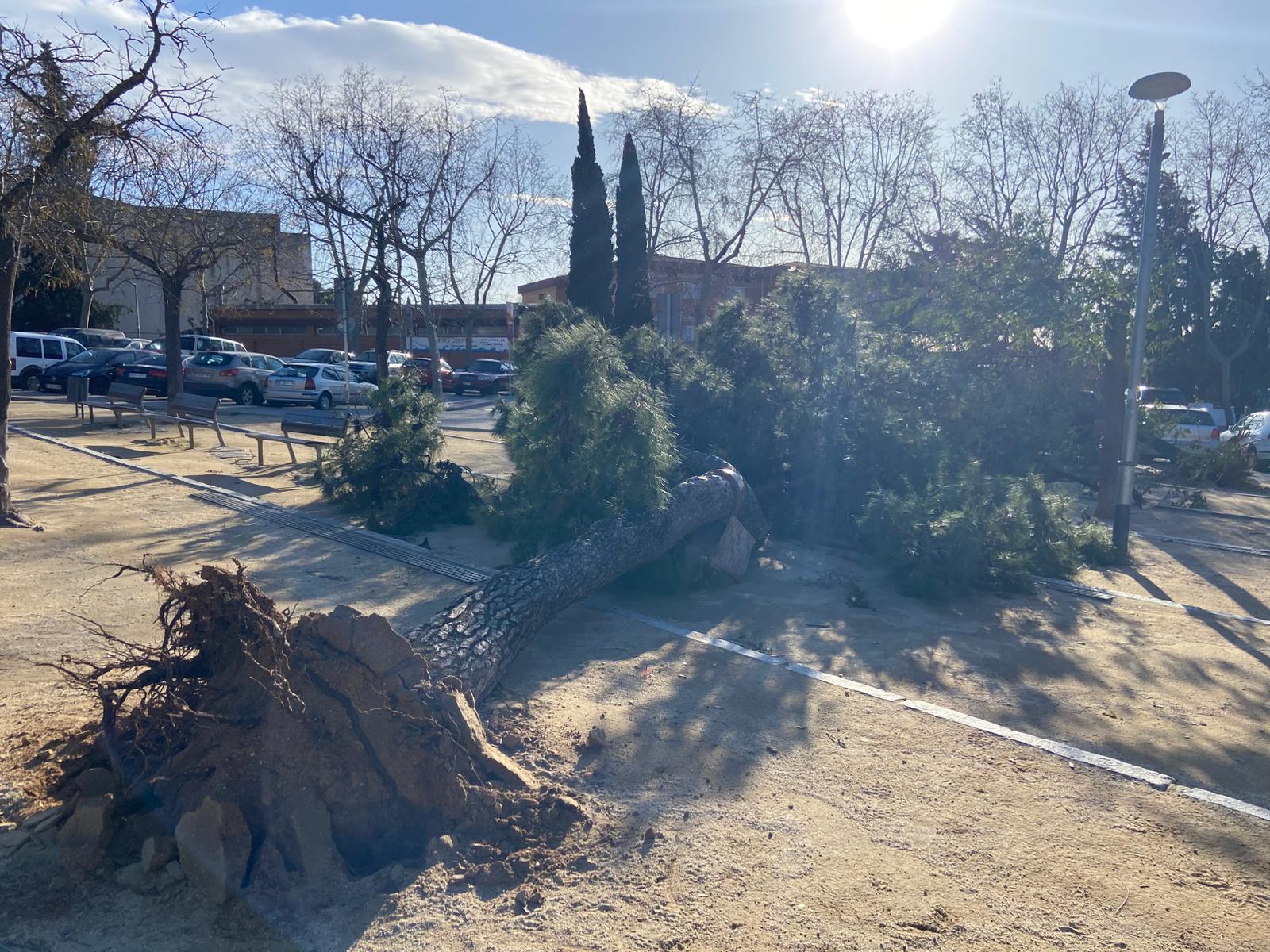 Imatges del temporal a la zona de Cerdanyola. Foto: R. Gallofré Imatges del temporal a la zona de Cerdanyola. Foto: R. Gallofré