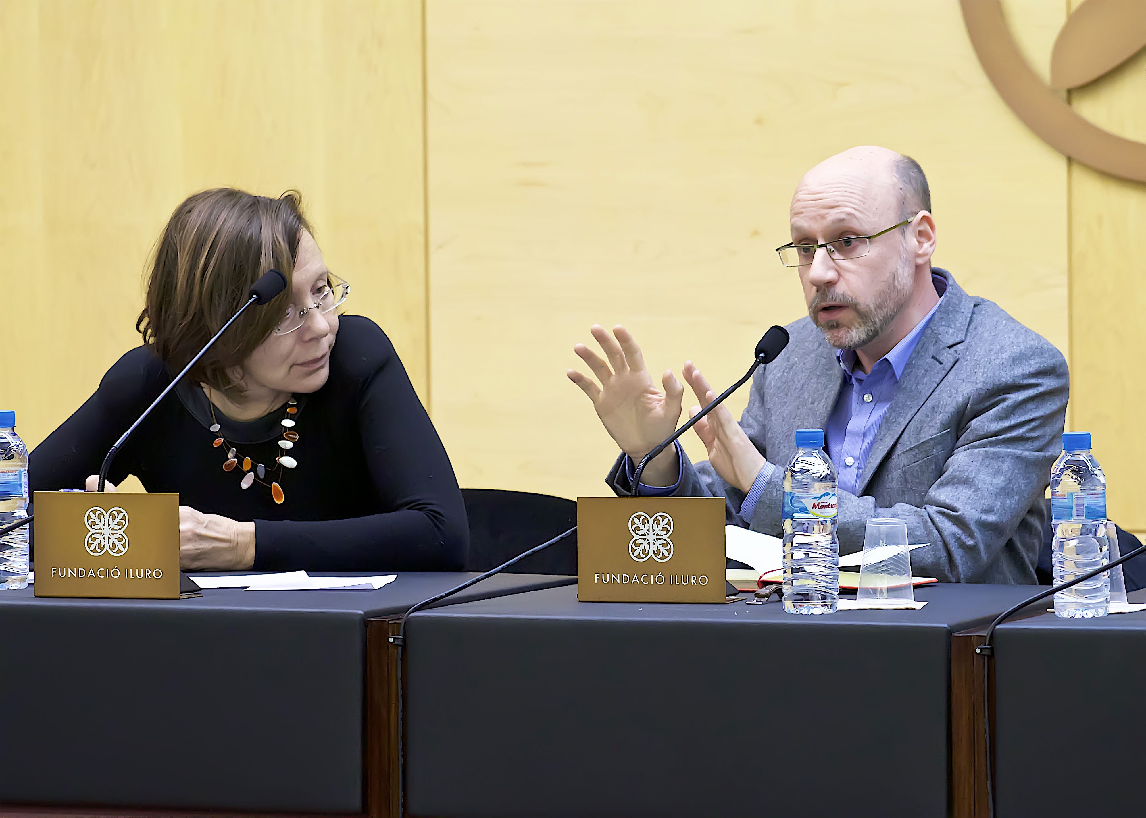 Montserrat Tura y Jaume López. Foto: Joan Brucés
