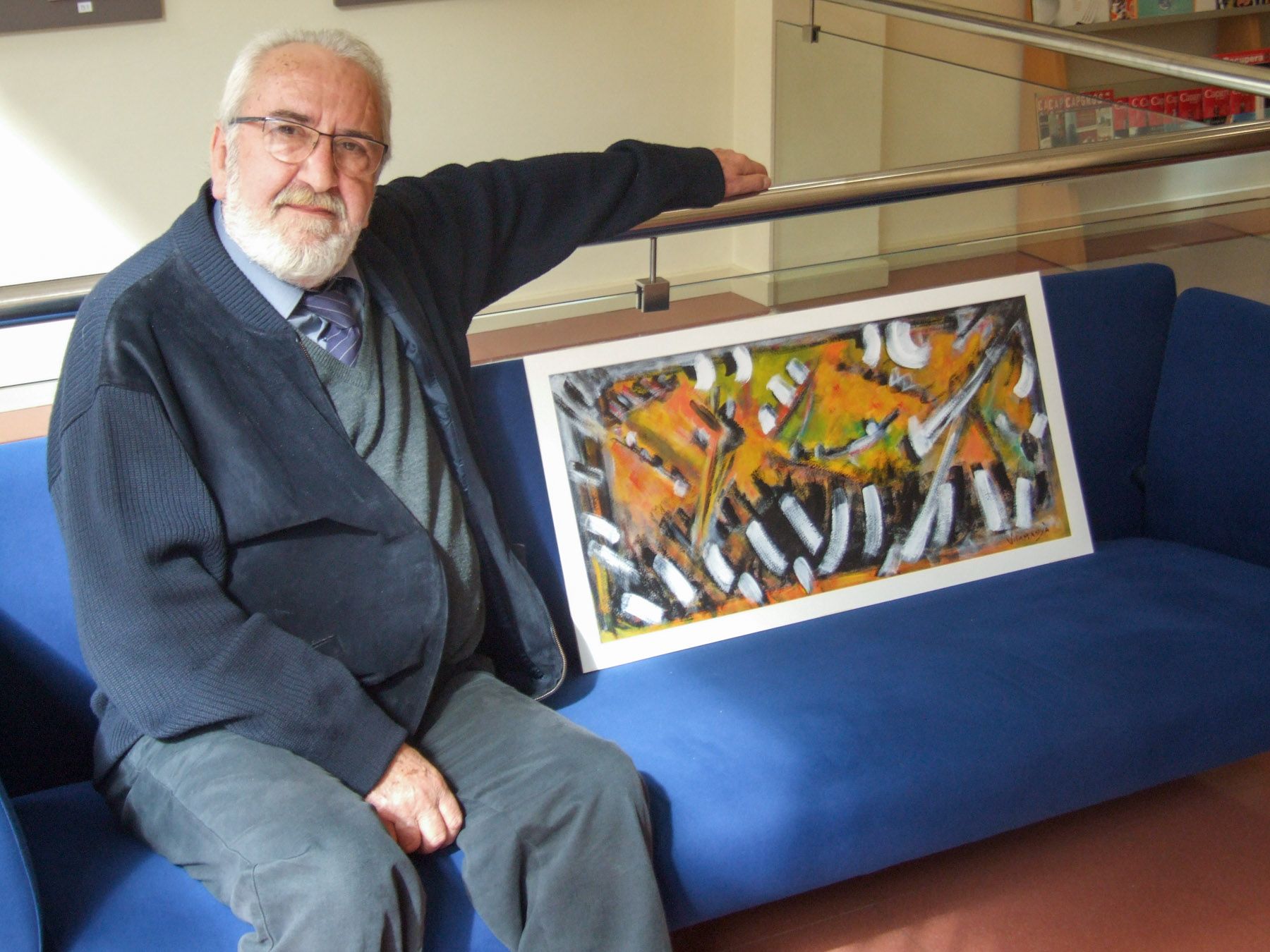 Yago Vilamanyà, a l'antic Espai Capgròs. Foto: R.Gallofré