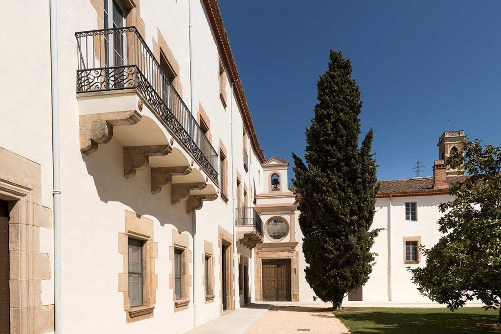 El pati d'honor de la Cartoixa