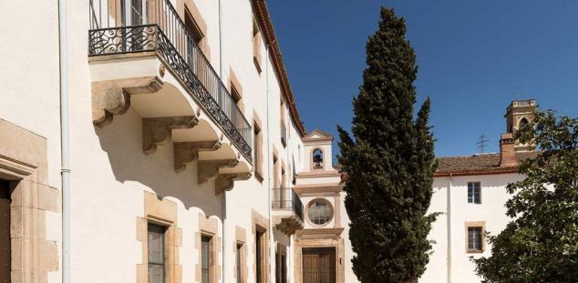 El pati d'honor de la Cartoixa El pati d'honor de la Cartoixa