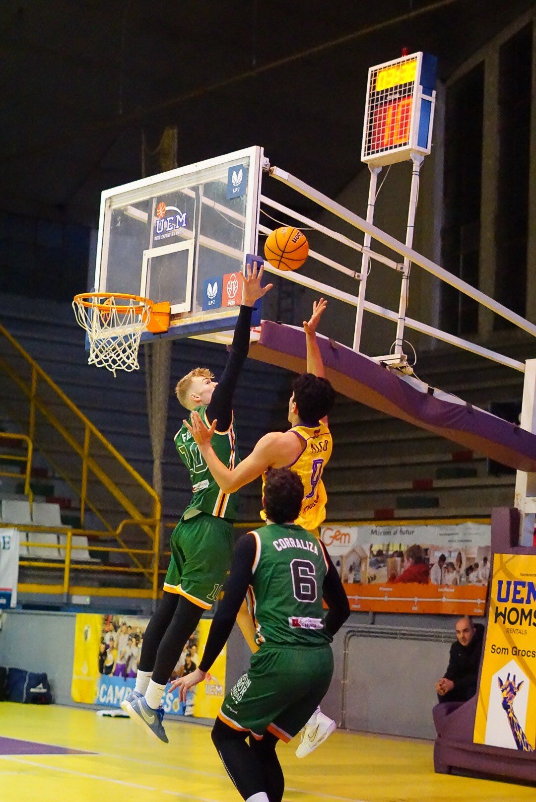 Un partit de l'Homs aquesta temporada. Foto: UEM.