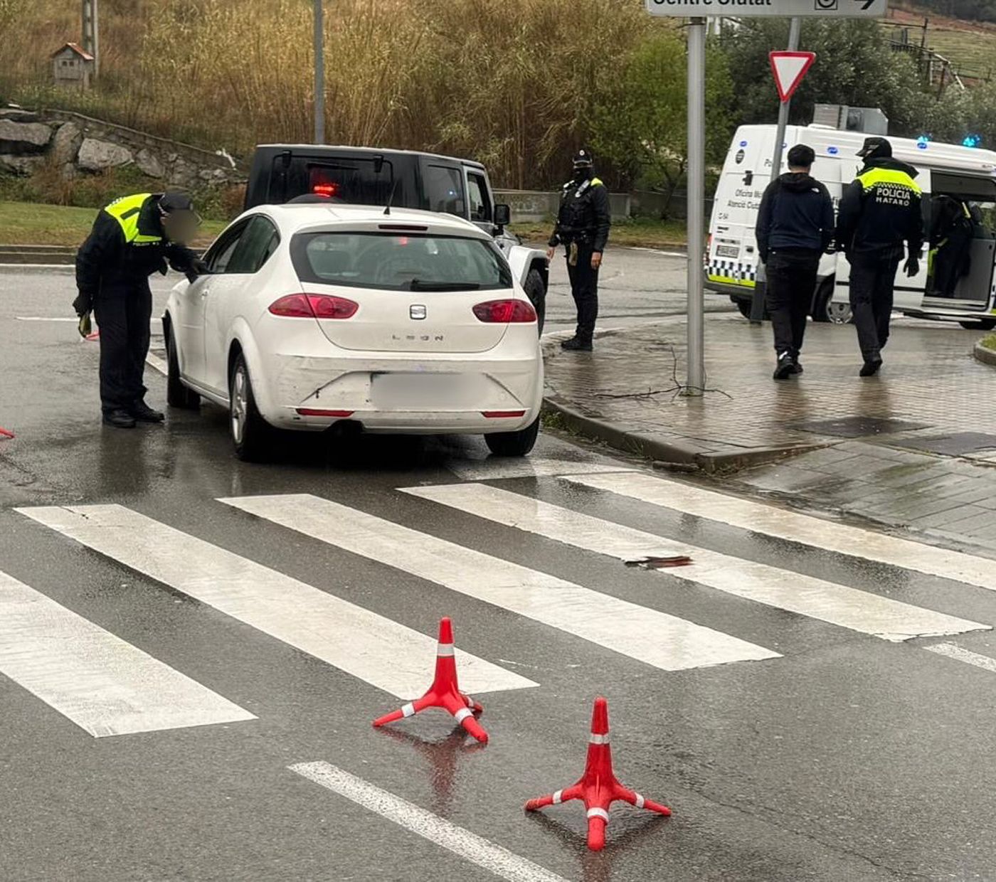 Control policial a Mataró