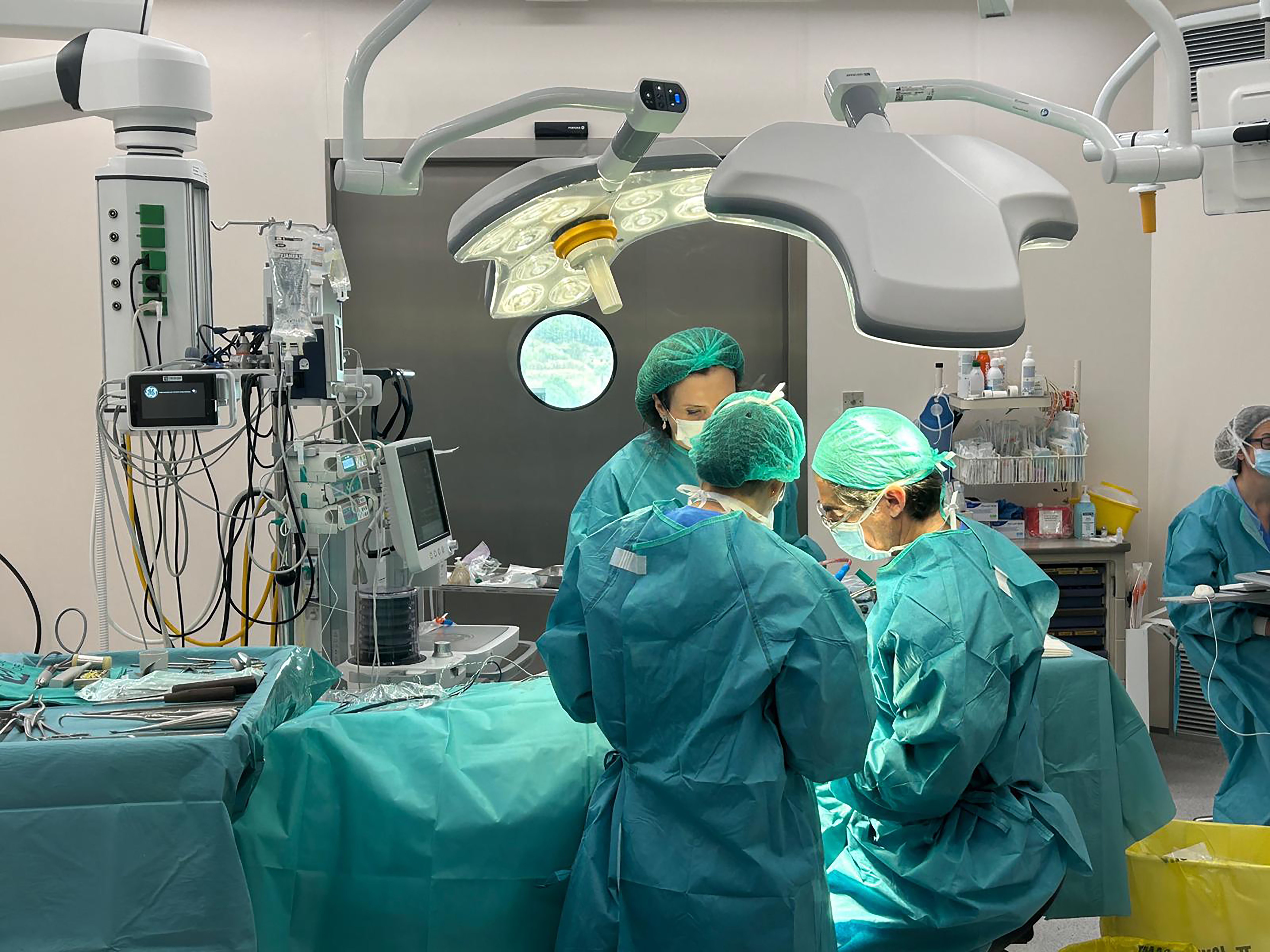 Quiròfan de l'Hospital de Mataró