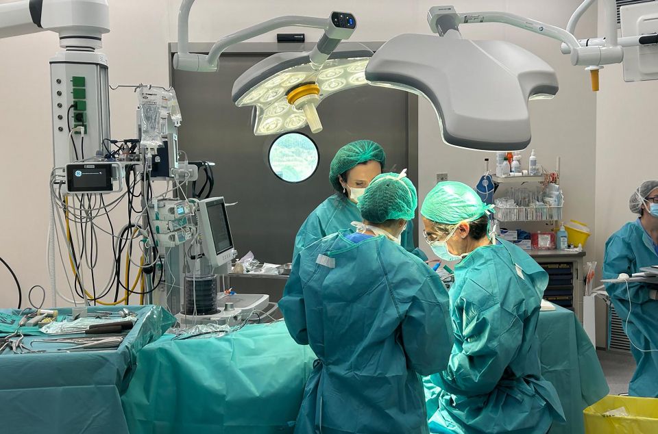 Quiròfan de l'Hospital de Mataró