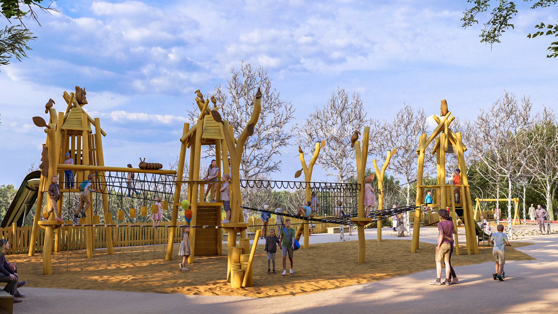 Así será el futuro parque infantil de Calella