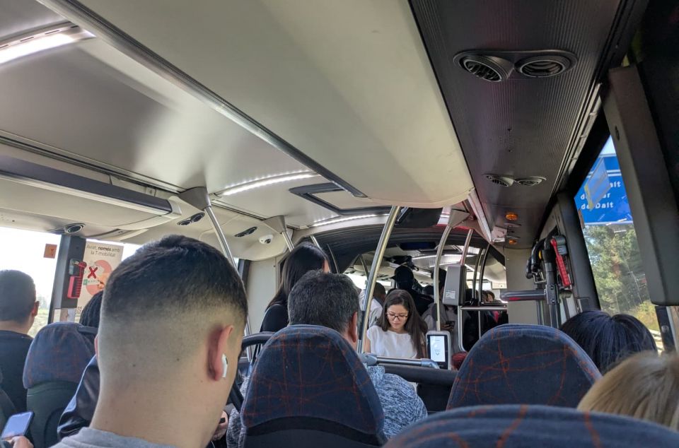 Autobús en Barcelona lleno