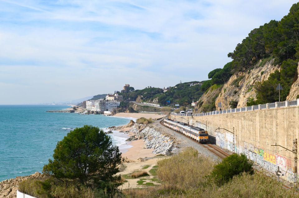 Via entre Sant Pol i Calella, al Maresme Via entre Sant Pol i Calella, al Maresme
