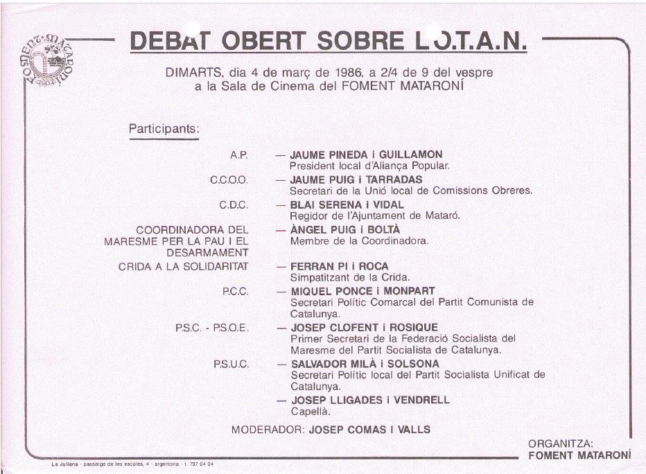 06 Debate OTAN 06 Debate OTAN