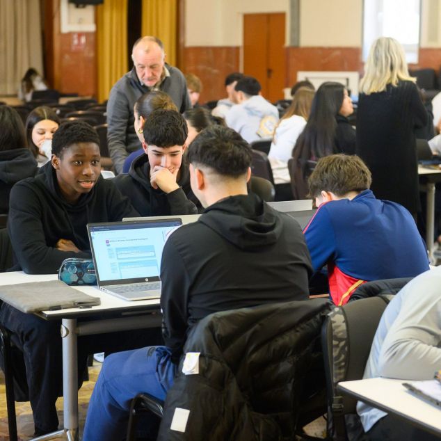 Una aula de Batxillerat als Salesians Mataró. Foto: R.Gallofré Una aula de Batxillerat als Salesians Mataró. Foto: R.Gallofré