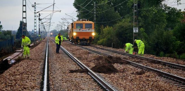 Trabajadores de mantenimiento ferroviario. Foto: ACN