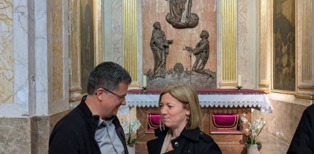 Gemma Sancho con Gabriel Miralles