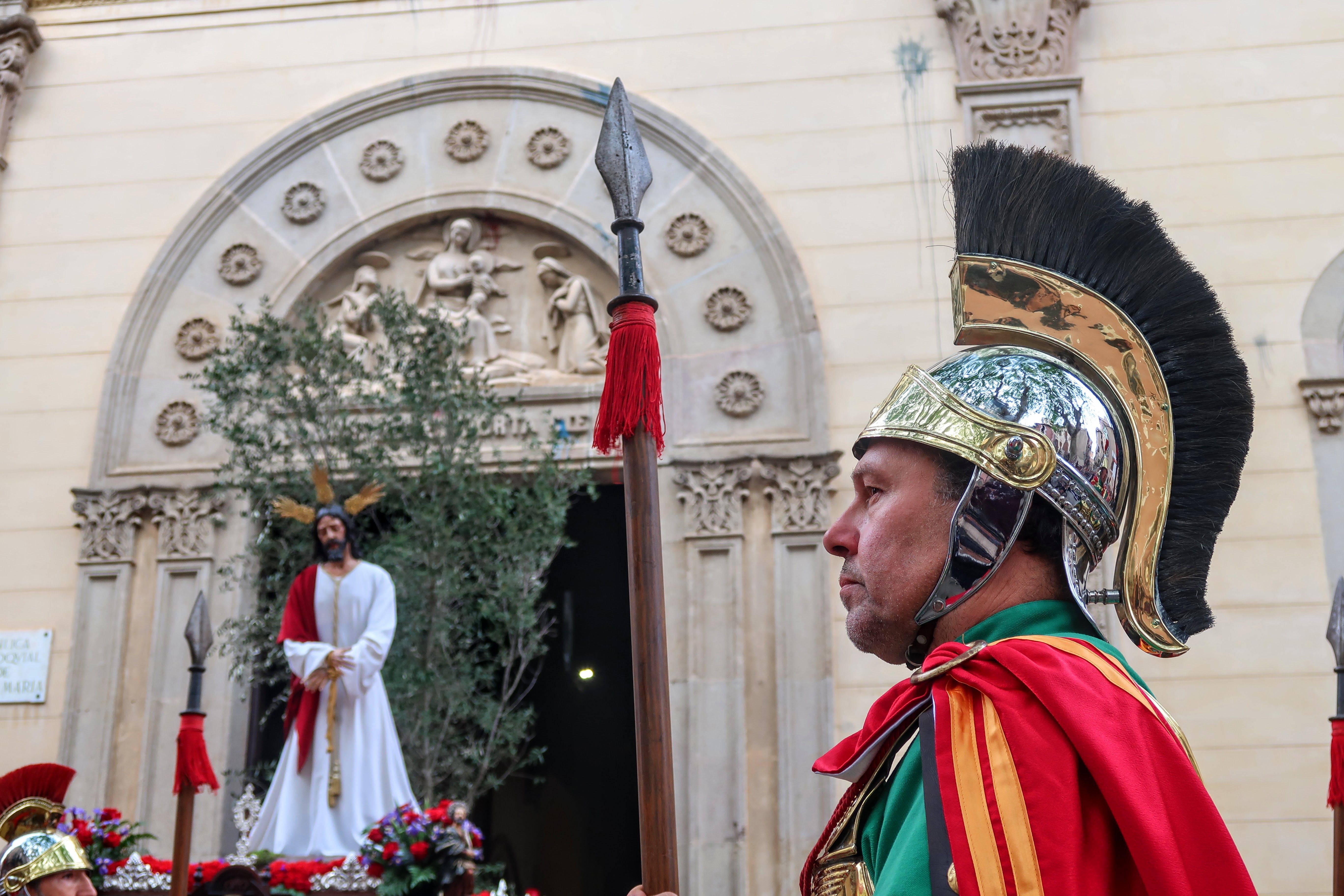 El Captiu i els Armats, a la Processó del Prendiment. Foto: R. Gallofré