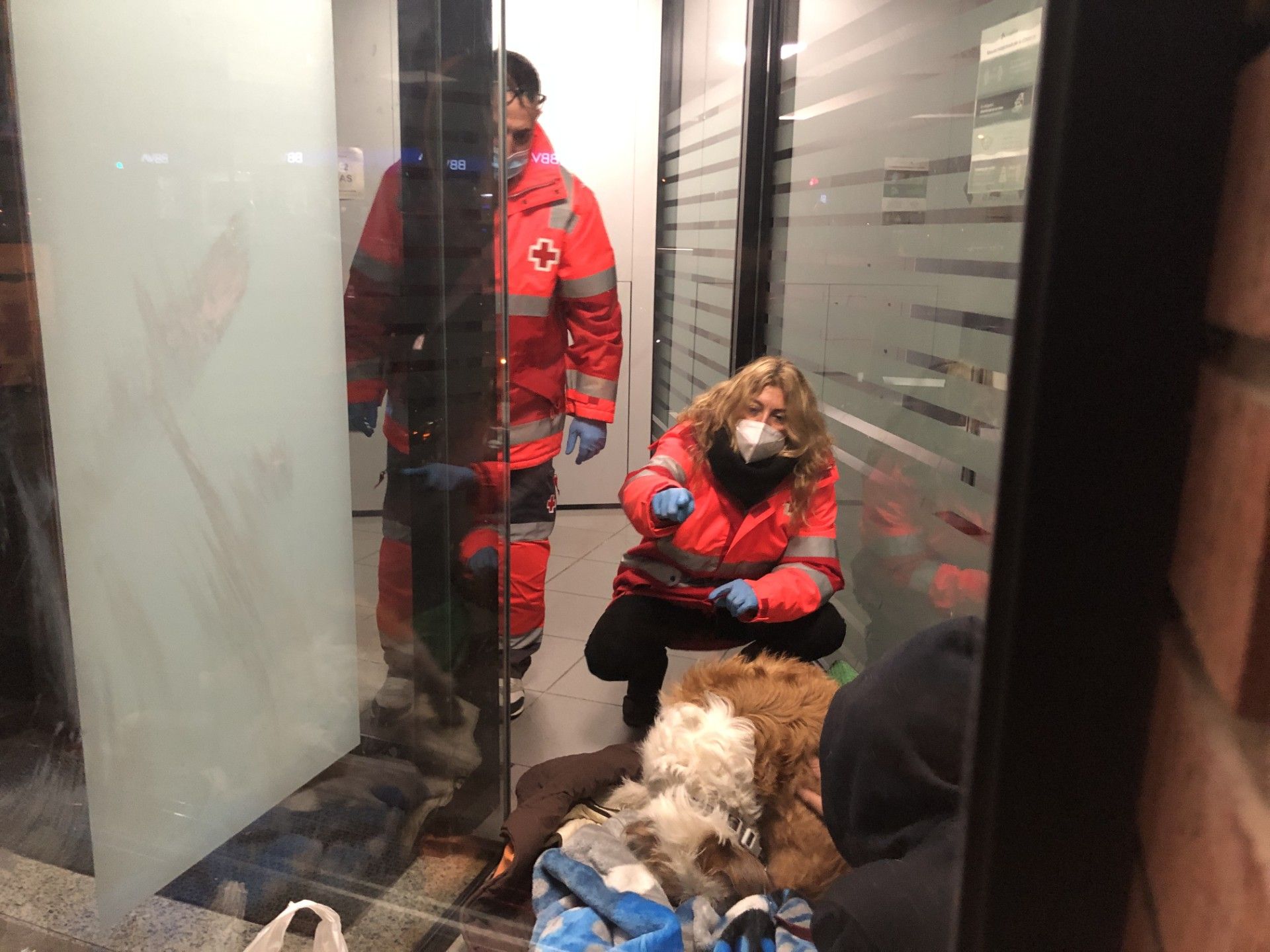 Una unitat d'emergència de Creu Roja al Masnou. Foto: Cedida per Creu Roja