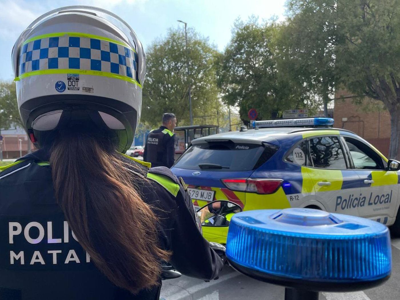 policia local de Mataró en una imatge d'arxiu policia local de Mataró en una imatge d'arxiu