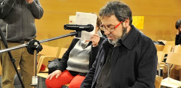Juan Sánchez, durant la seva intervenció