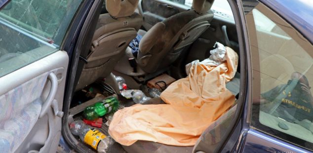 Ejemplos de sinhogarismo en Mataró. Foto: Lluís Rugama Ejemplos de sinhogarismo en Mataró. Foto: Lluís Rugama