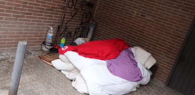 Ejemplos de sinhogarismo en Mataró. Foto: Lluís Rugama Ejemplos de sinhogarismo en Mataró. Foto: Lluís Rugama