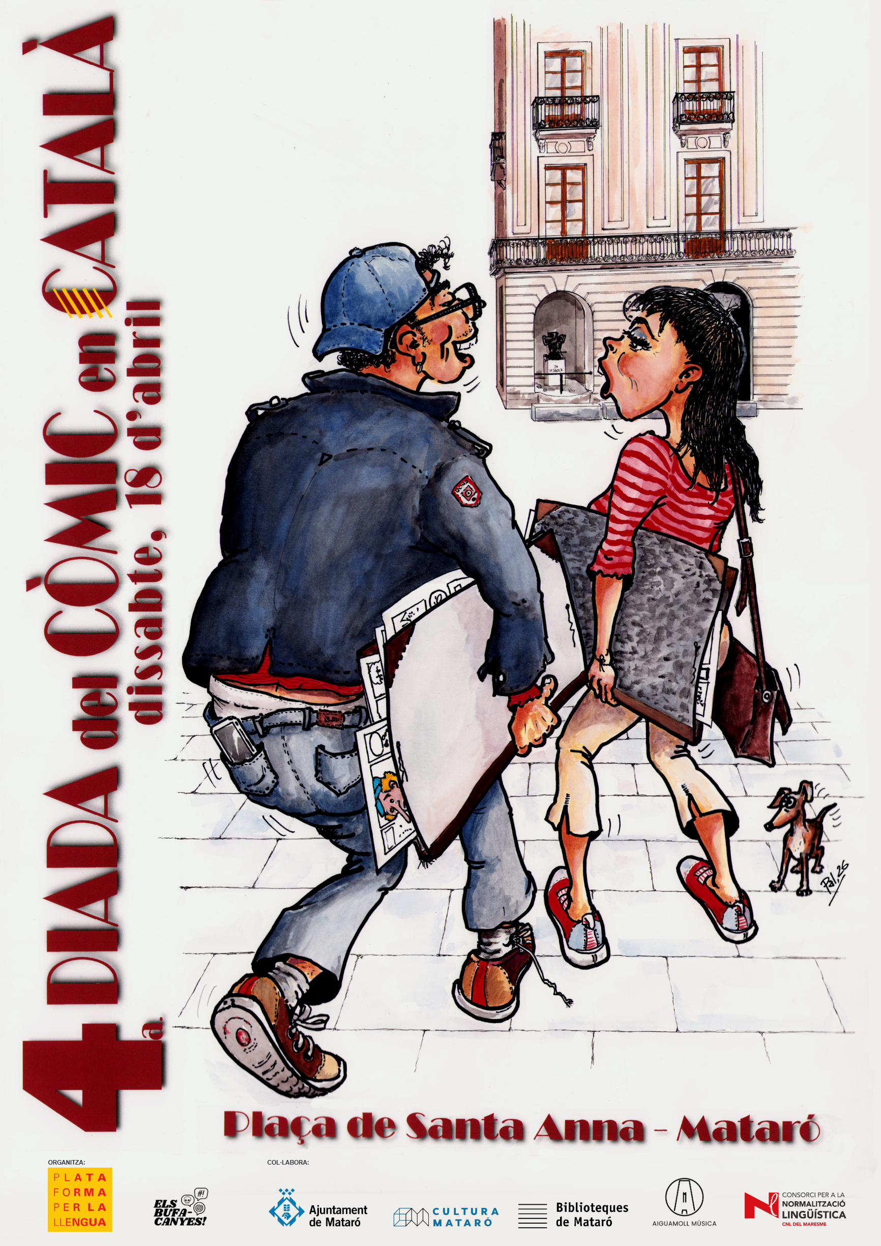 El cartel, precioso, de la Diada. Obra de Artur Palomer 'Pal' El cartel, precioso, de la Diada. Obra de Artur Palomer 'Pal'