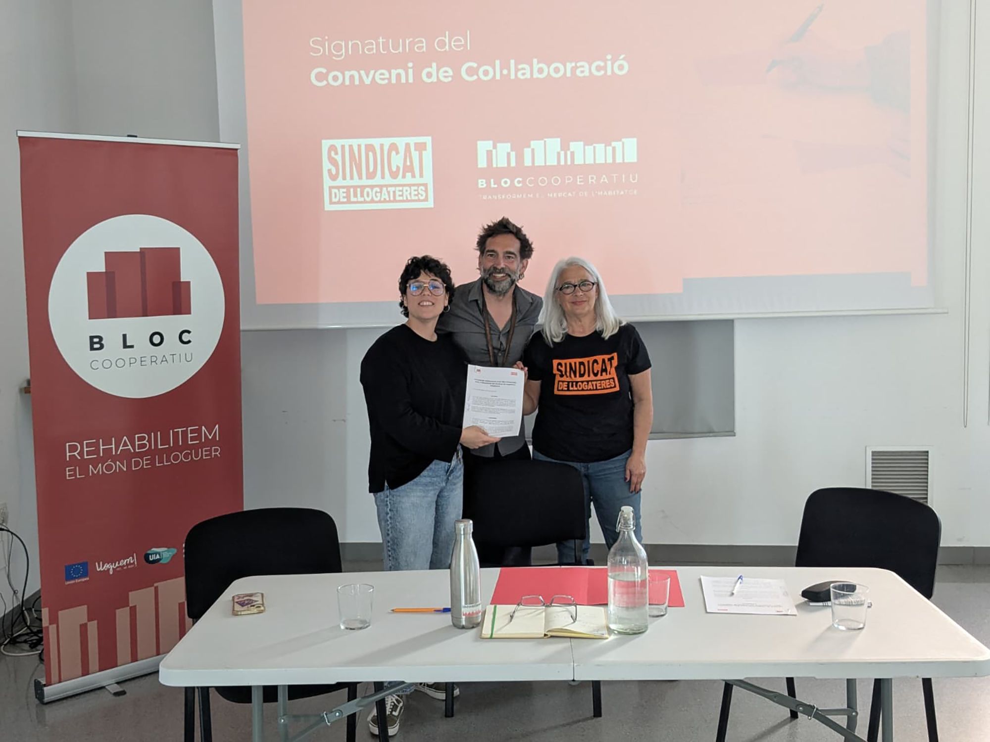 Acuerdo entre Bloc Cooperatiu i Sindicat de Llogateres