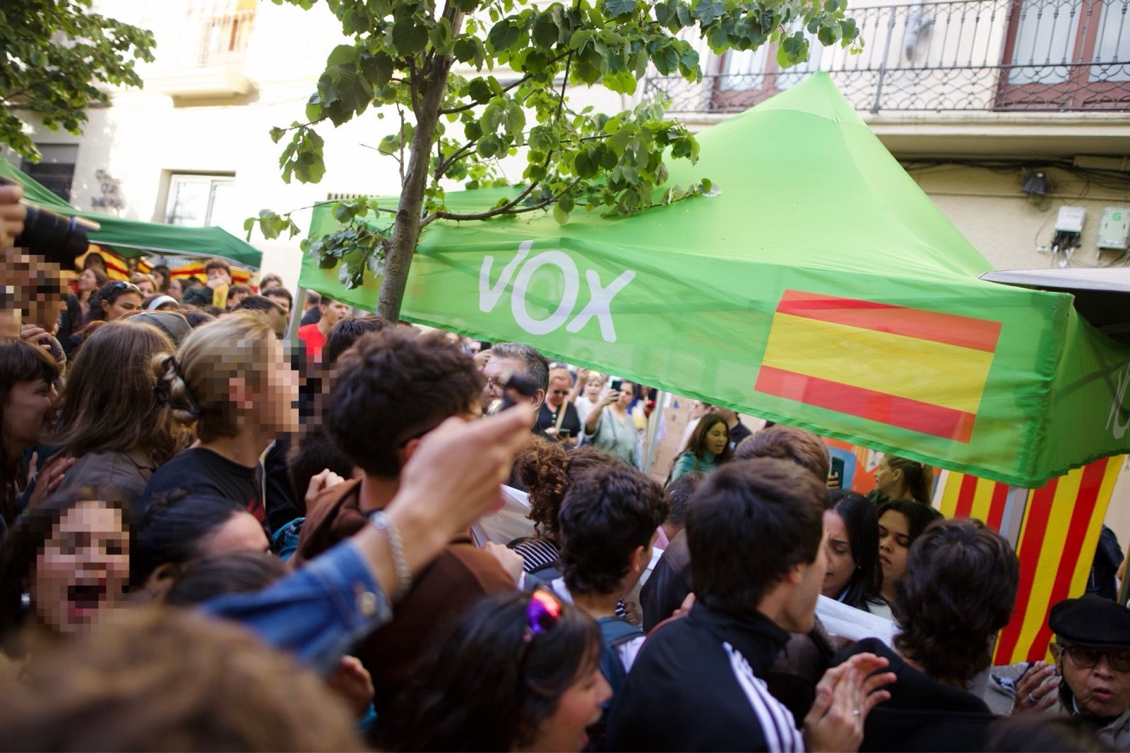 Un momento de la manifestación en Mataró