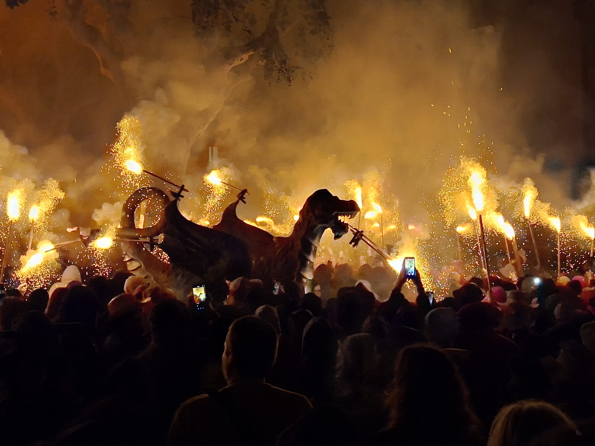 Un moment de la Fogonada. 