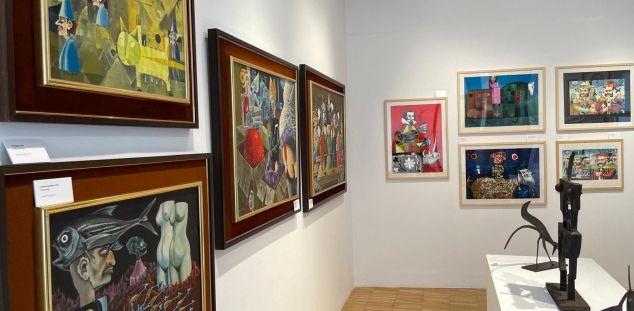 Parte de la obra de Rovira-Brull expuesta