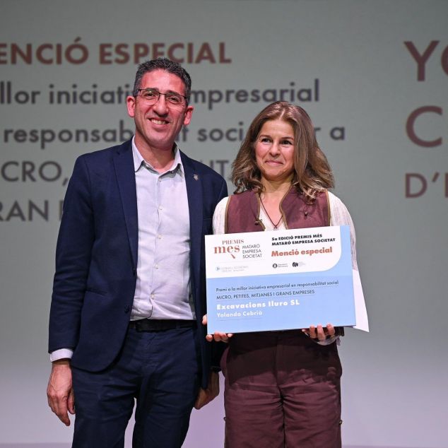Yolanda Cebrià, amb el premi