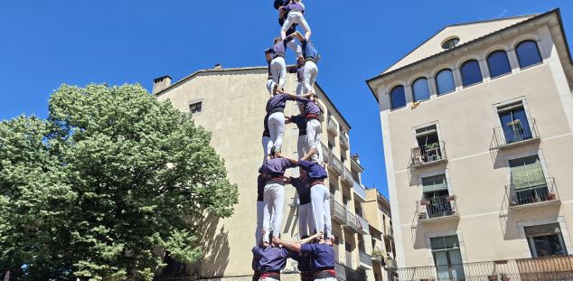 El 4 de 8 dels Capgrossos a Girona. Foto: E. Casanova