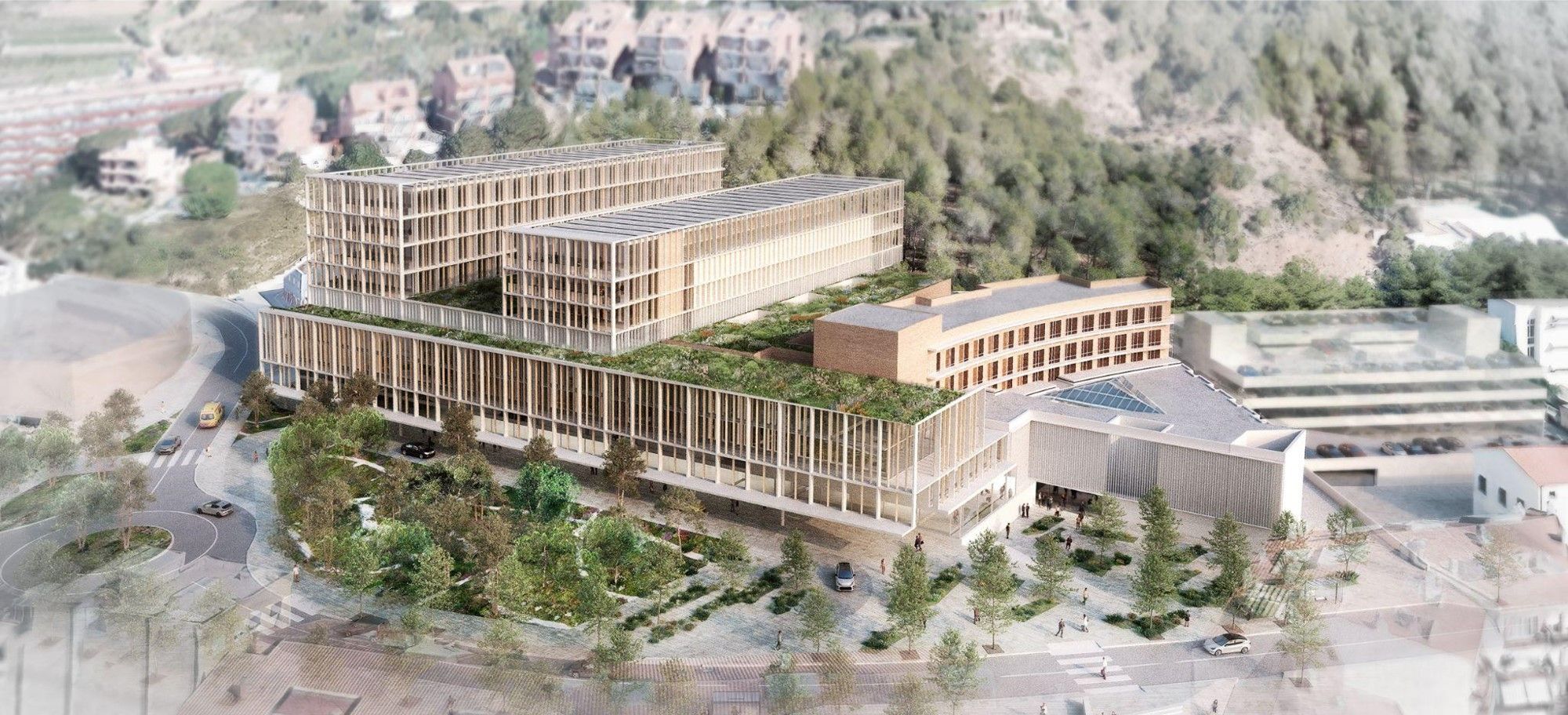 Render del nou Hospital de Calella