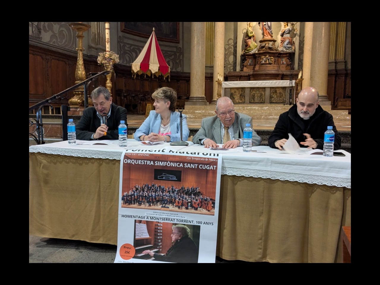 Un moment de la roda de premsa de presentació