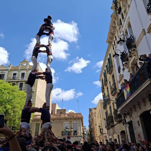 La segona torre de 7, a Gràcia. Foto: E. Casanova