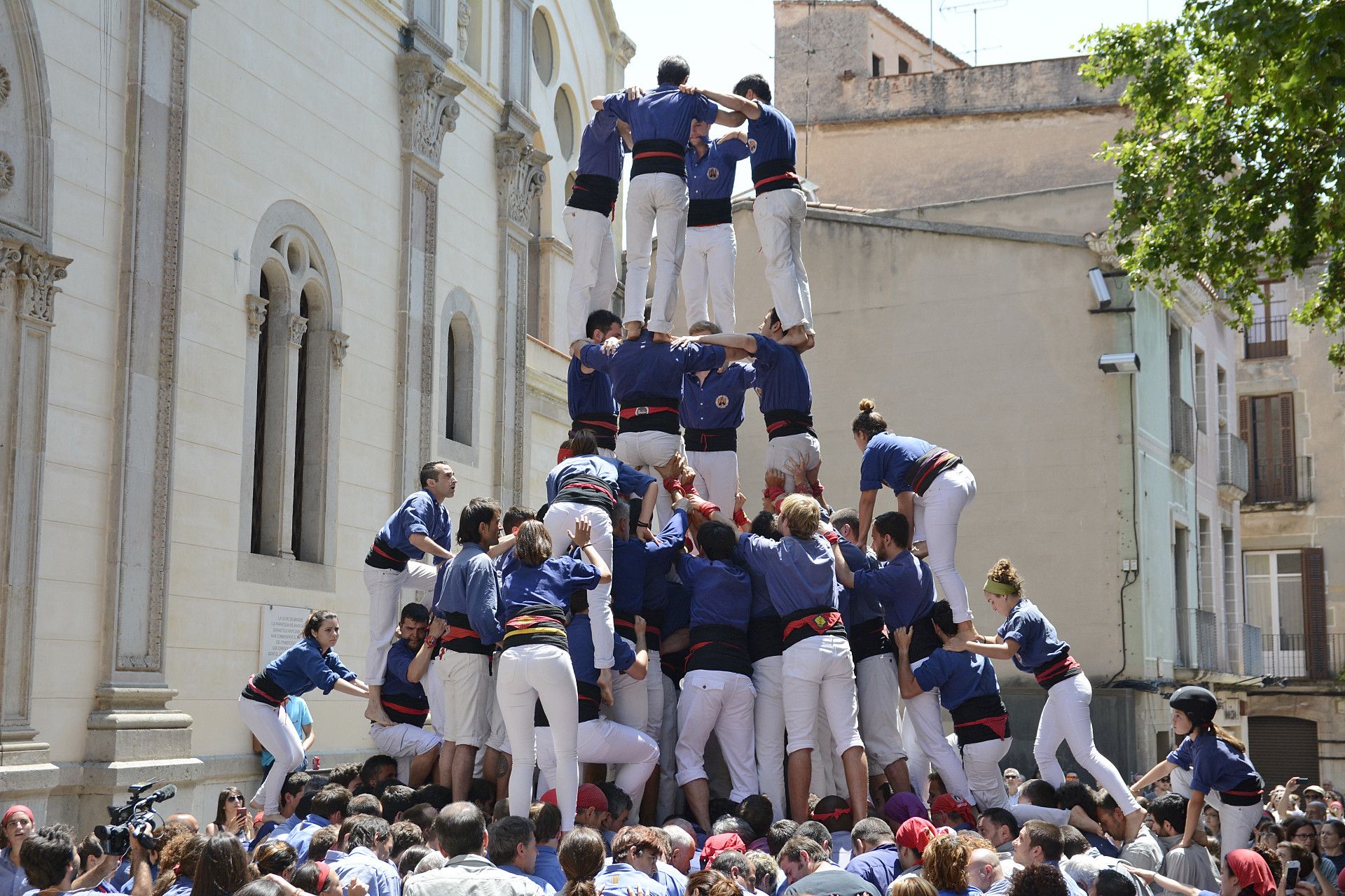 El 4 de 9 amb folre puede ser el gran objetivo. Foto: Capgrossos