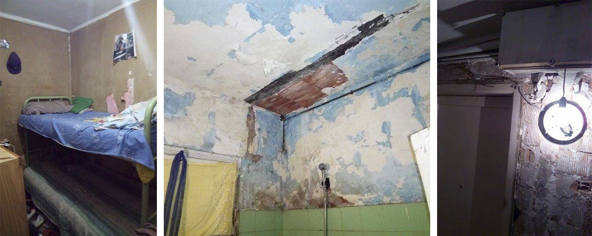 Tres imatges de l'interior de l'immoble. Fotos: PAC