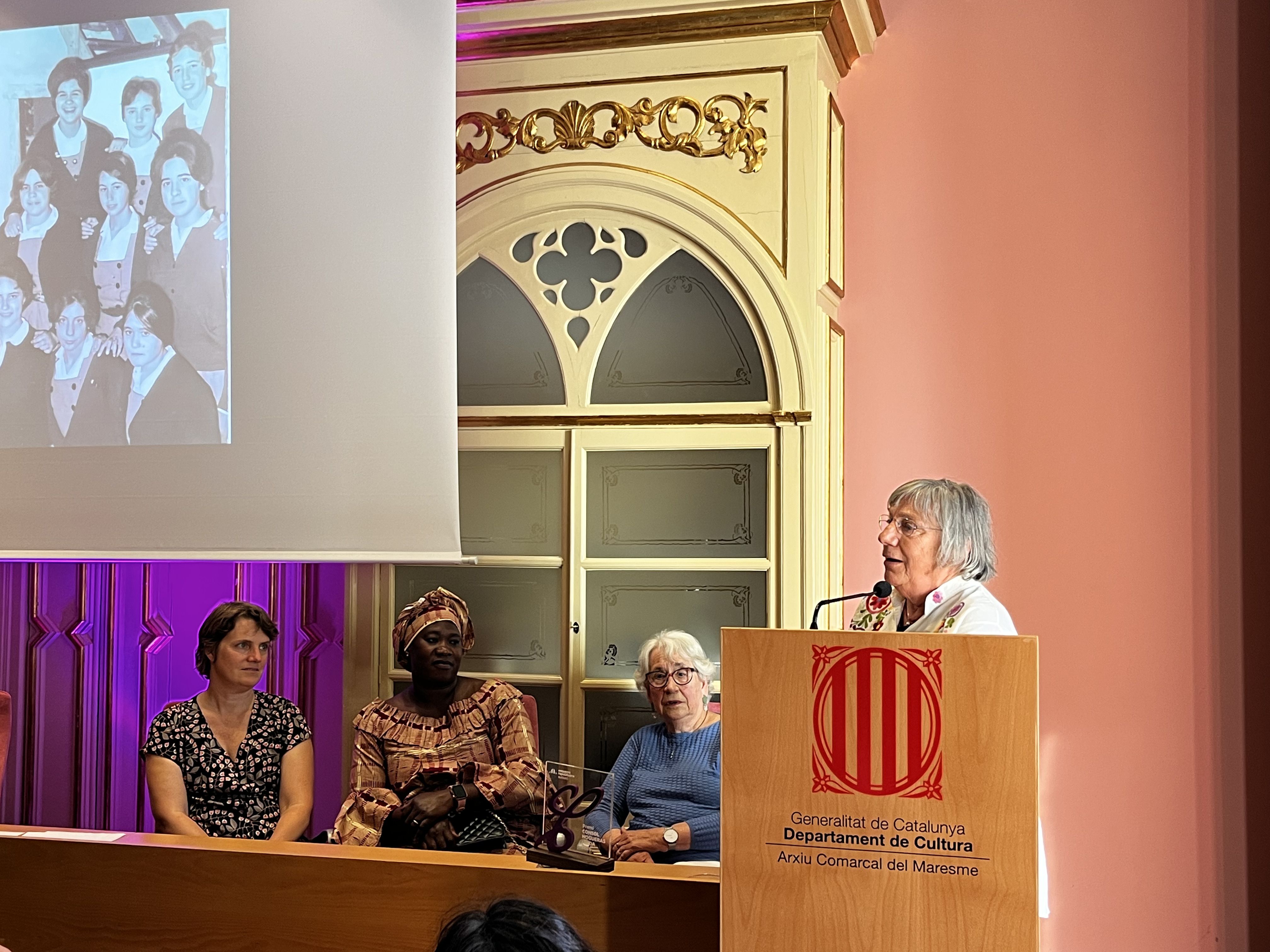 L'homenatge d'ERC a Maria Majó. Foto: Cedida