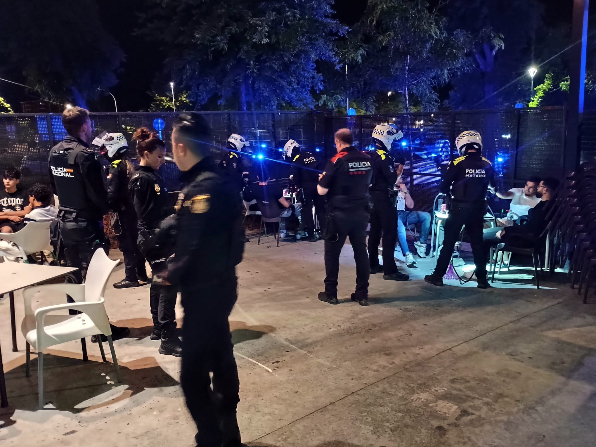 Dispositiu Kanpai el 22 de maig a Mataró. Foto: Mossos