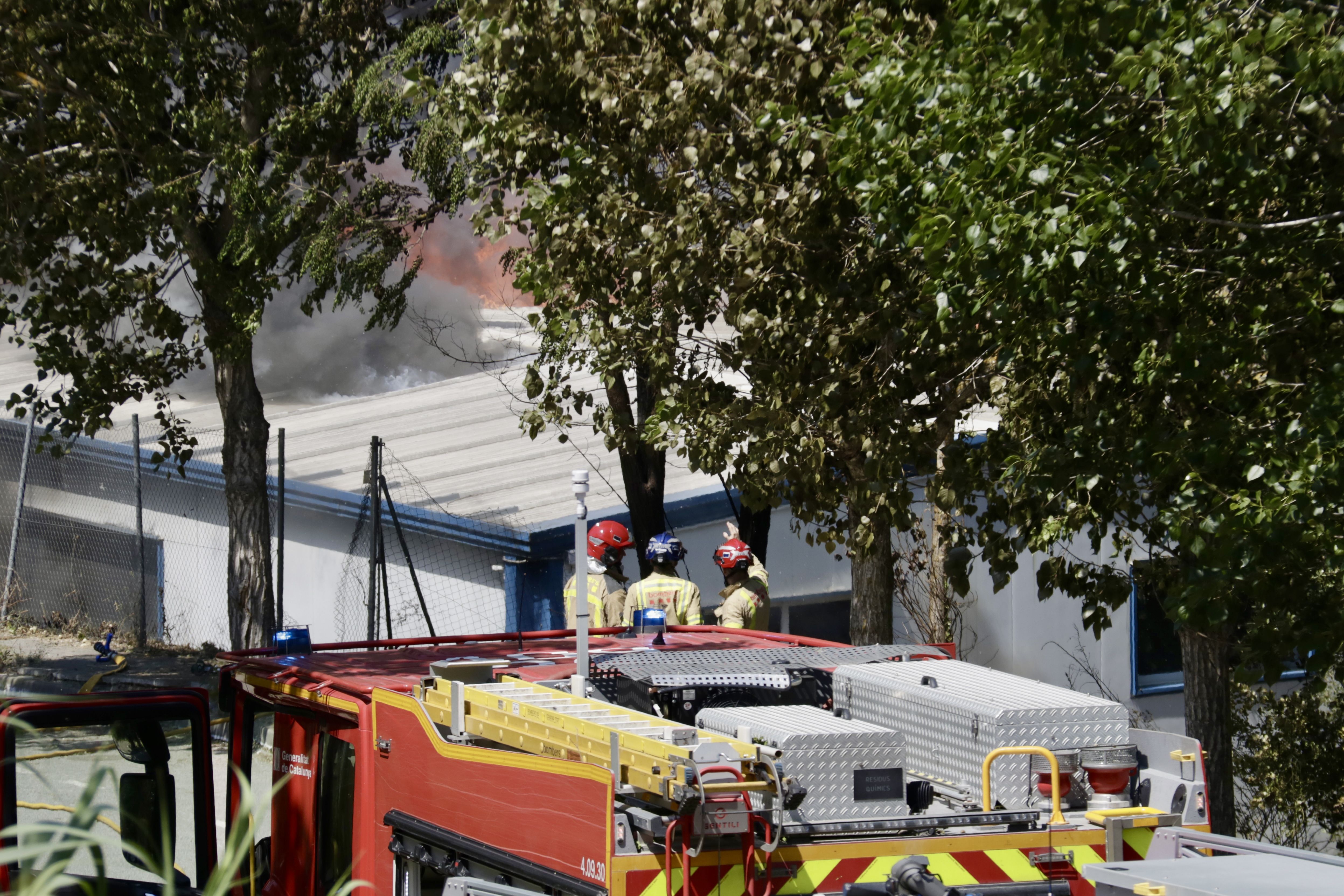 Incendi a Òrrius. Foto: ACN Incendi a Òrrius. Foto: ACN