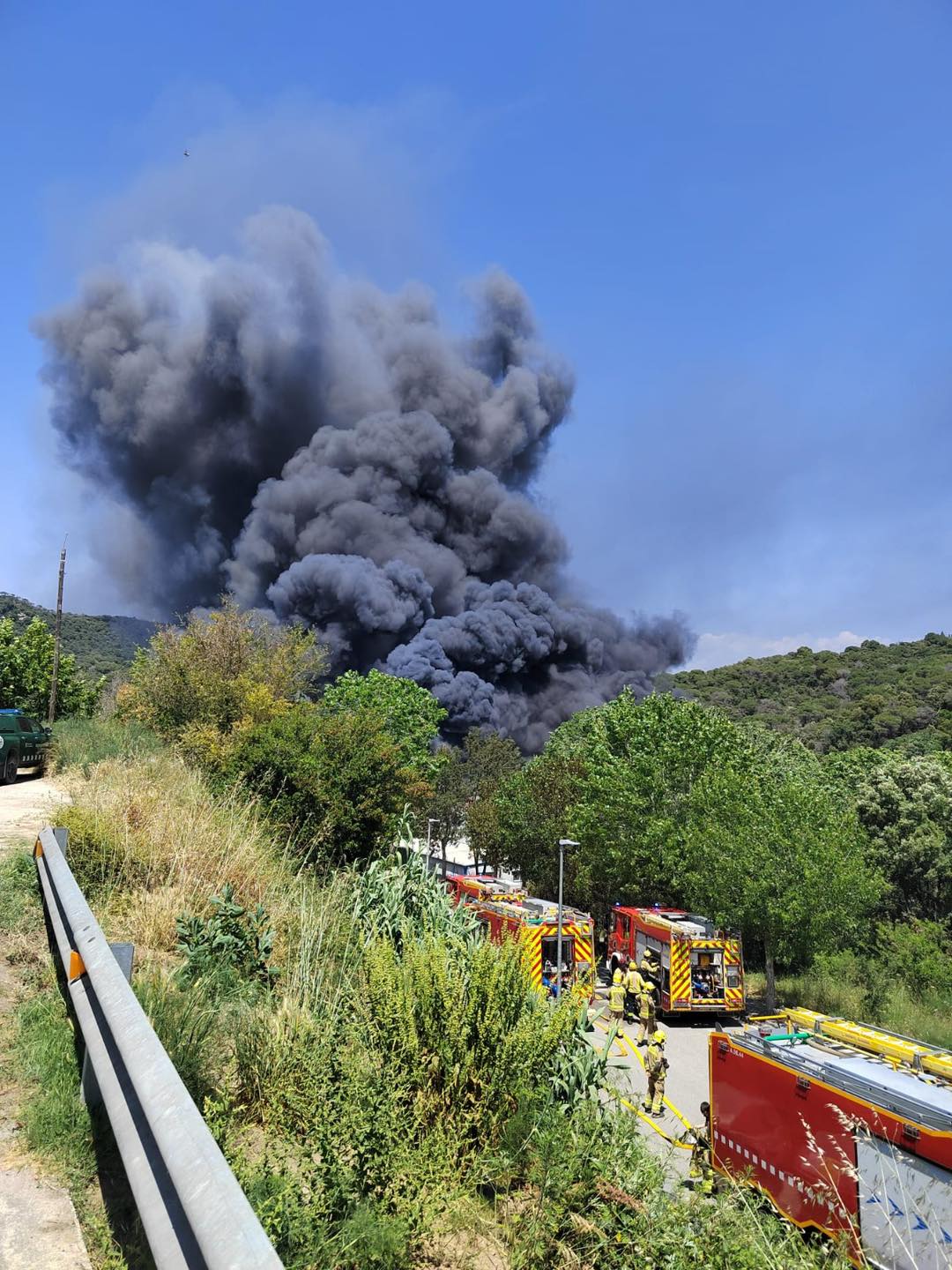 Incendi a Òrrius Incendi a Òrrius