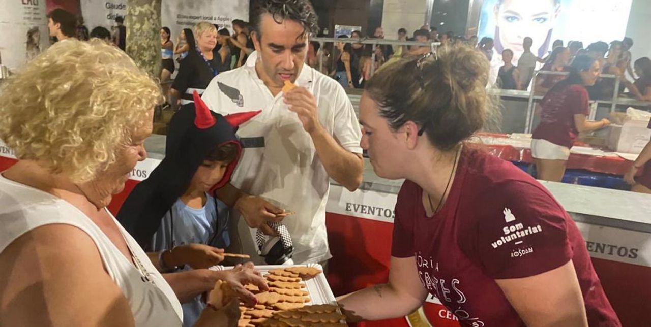 Voluntariat a Les Santes. Foto: Ajuntament