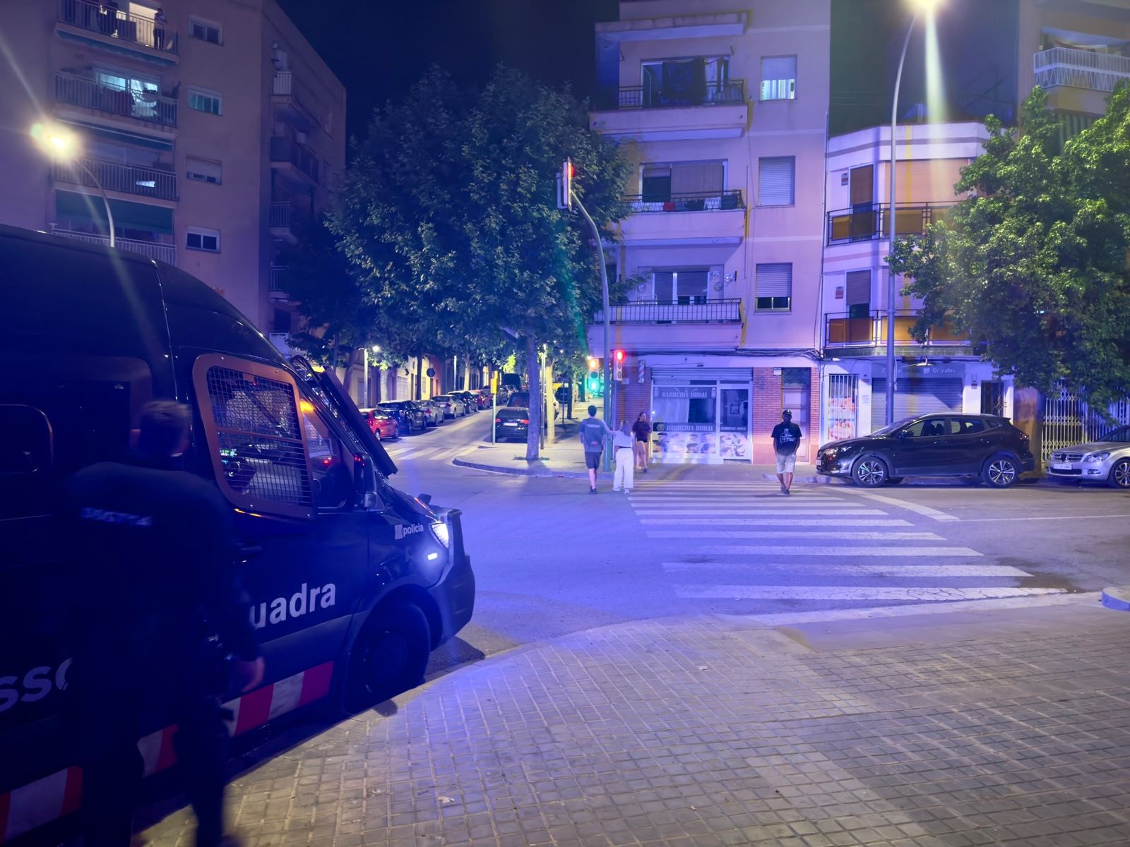 Mucha Policia en Cerdanyola ante los altercados