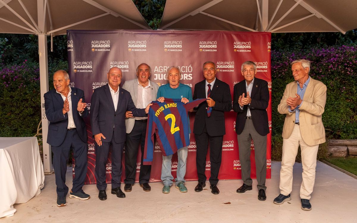 Homenatge a Pepito Ramos. Foto: F. C. Barcelona
