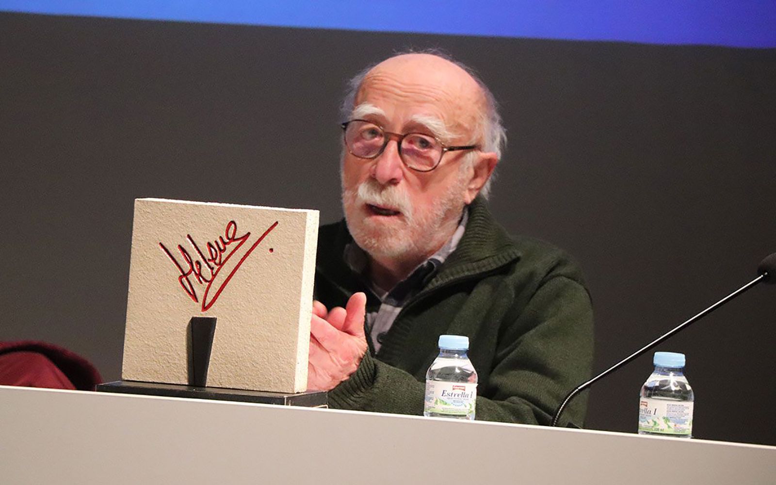 Joan Jubany, en el darrer acte del Premi Helena Jubany. Foto: Lluís Rugama