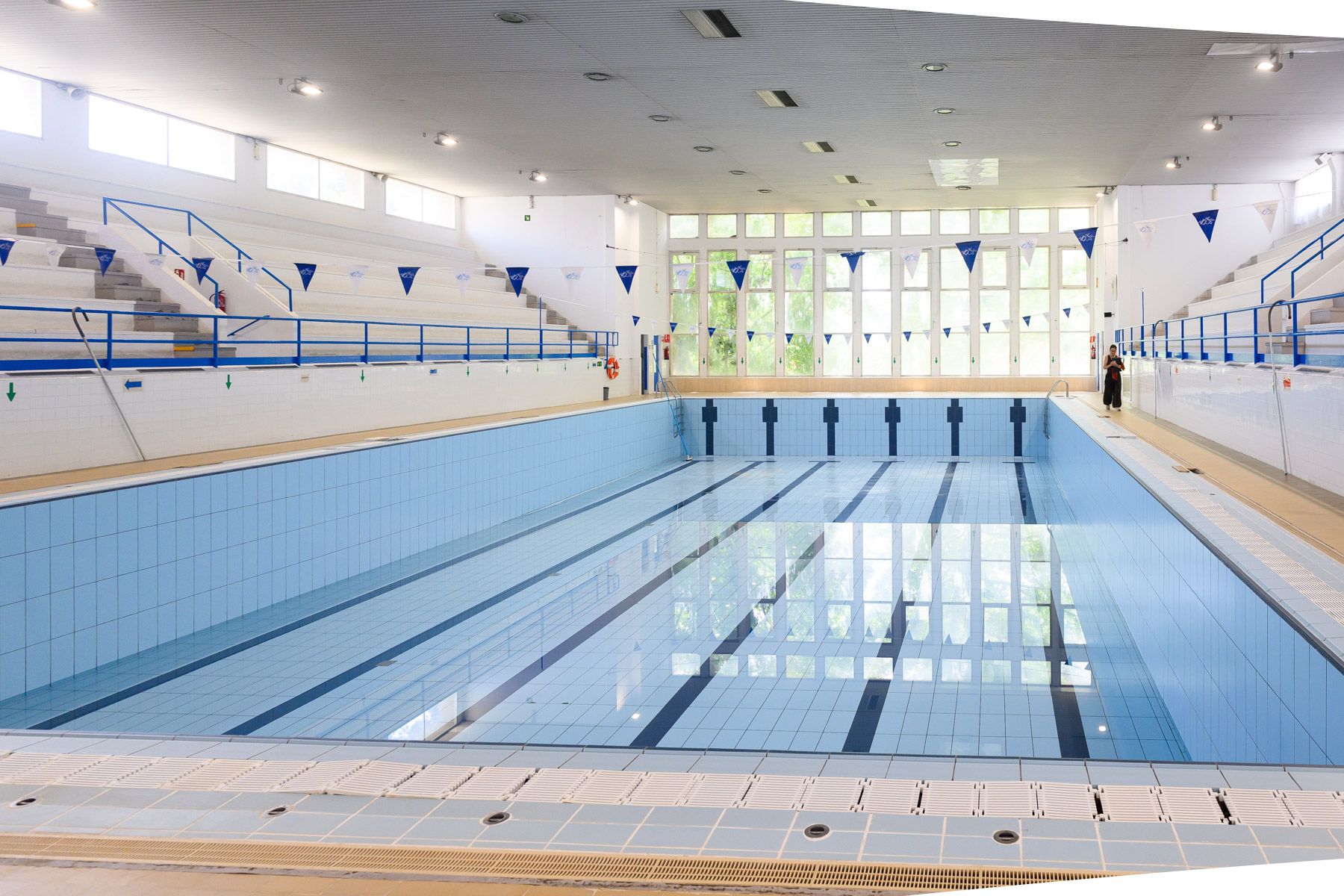Piscina Municipal tancada. Foto: R.Gallofré