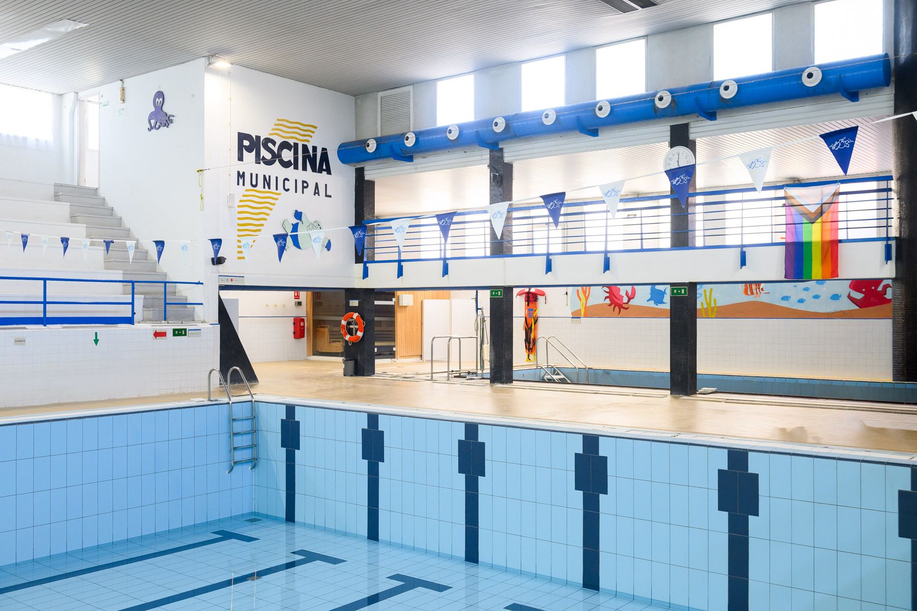 Piscina Municipal tancada. Foto: R.Gallofré