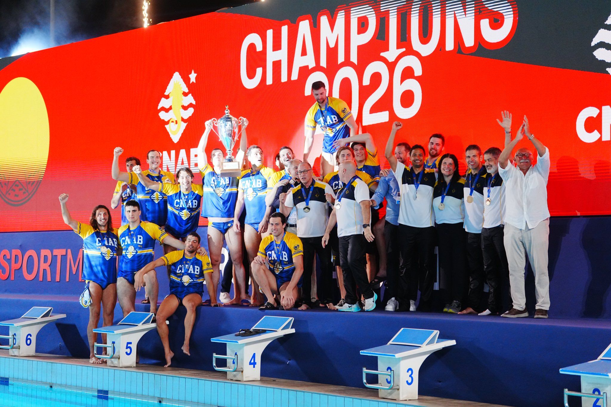 Barceloneta, campions d'Europa. Foto: CNAB