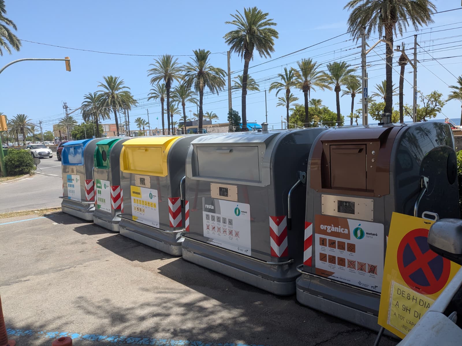 El contenidors tancats de la zona de Can Maitanquis, exemple de l'increment.